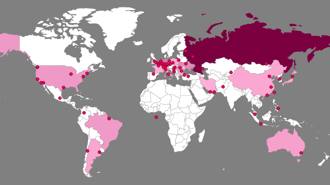 Mapa ciberseguridad mundo